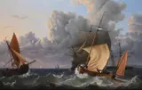Martime scene by Charles Martin Powell, Oil on canvas, offered Oct 2023