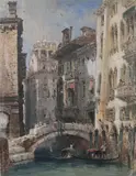 Venice by Willliam Callow, Watercolour, sold Oct 2023