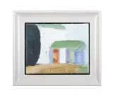 Highland house by Lady Sarah Chatto, 2001, Oil on canvas, sold Oct 2023
