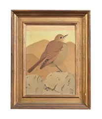 Nightingale by Simon Bussy, Oil on canvas, sold Oct 2023