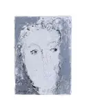 Head study by Pierre Humbert, Oil on canvas, sold Oct 2023