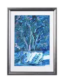 Plant in a pot by William Crozier, Acrylic on paper, sold Oct 2023