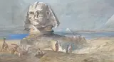 The Sphinx by William Lee, watercolour, offered Mar 2024