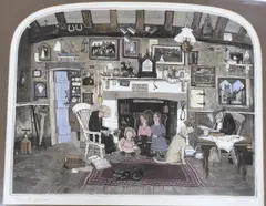 Nethercott by Graham Clarke, etching, sold Mar 2024