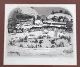 s proof colour etching, ‘Winter by Graham Clarke, etching, sold Mar 2024