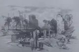 On the River Thames at Kew by James Duffield Harding, pencil, sold Mar 2024