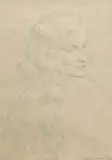 Study for a Madonna by Gilbert Ledward, 1952, drawing, sold Mar 2024