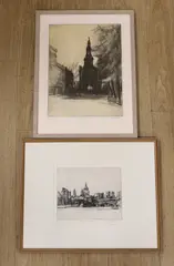 St Mary Le Strand by David Carr, pencil, sold Mar 2024