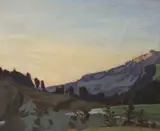 Razliapl by Karl Reber, oil on canvas, sold Feb 2024