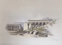 Colour lithograph by David Roberts, lithograph, sold Feb 2024
