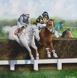Desert Orchid by Max Brandrett, oil on canvas, sold Feb 2024