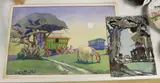 The Night Club by Bertha Stamp, ink and watercolours, sold Feb 2024