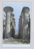 Colour lithograph by David Roberts, lithograph, sold Feb 2024