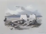 Temple of Wady Saboua, Nubia by David Roberts, lithograph, sold Feb 2024