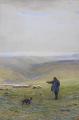 Heightened by Alfred Fitzwalter Grace, 1898, watercolour, sold Jan 2024