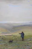 Heightened by Alfred Fitzwalter Grace, 1898, watercolour, sold Jan 2024