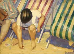 The Hidden Shell by Tony Blackwell, oil on canvas, sold Jan 2024