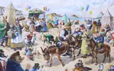 Sam Pig by Norman Meredith, 1990, watercolour, sold Jan 2024