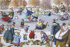 Man was made for Joy and Woe by Norman Meredith, 1990, watercolour, sold Jan 2024
