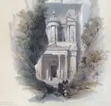 Colour lithograph by David Roberts, lithograph, sold Jan 2024