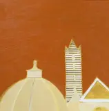 Siena-etude II by David Humphreys, mixed media, sold Jan 2024