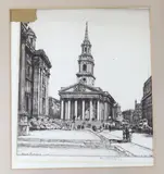 St Martin by Henry Rushbury, etching, sold Jan 2024
