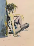 Colour screenprint by Donald Hamilton Fraser, screenprint, sold Jan 2024