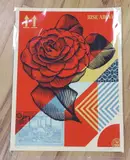 Rise Above by Shepard Fairey, lithograph, sold Jan 2024