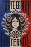 Make Art, not War by Shepard Fairey, lithograph, sold Jan 2024