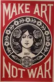 Liberte, Egalite, Fraternite by Shepard Fairey, lithograph, offered Jan 2024