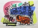 La Parade by Fernand Léger, lithograph, sold Jan 2024
