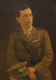 Portrait of an army officer by John Newman Holroyd, 1922, oil on canvas, sold Jan 2024
