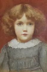 Pre-raphaelite style by William Mainwaring Palin, 1901, watercolour, sold Jan 2024