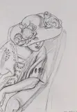 Black and white lithograph by Henri Matisse, lithograph, sold Jan 2024