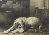 Where’s Master by Herbert Dicksee, etching, sold Jan 2024