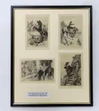 Illustrations for the Waverley Novels by Herbert Dicksee, print (other), sold Jan 2024