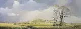 Wolstonbury Hill, Sussex by Michael Morris, oil on canvas, offered Dec 2023