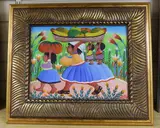 ’Three children carrying fruit’’ by Jacques-Richard Chéry, oil, sold Dec 2023