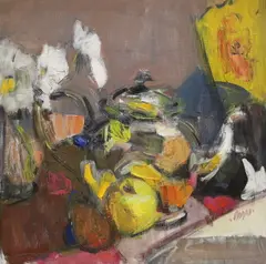 Impressionist by Gordon Bryce, oil on canvas, sold Dec 2023