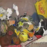 Impressionist by Gordon Bryce, oil on canvas, sold Dec 2023