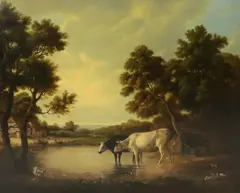 Untitled by Henry Brittan Willis, Oil on canvas relined within the past, offered Dec 2023