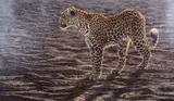 Okavango Apparition by Alan M. Hunt, lithograph, sold Apr 2024