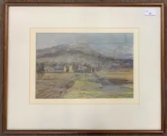 Ruthven Barracks by William Arthur Laurie Carrick, pastel on paper, sold Apr 2024
