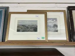 Nyasaland and Hluhluwe by John Cyril Harrison, watercolour, sold Apr 2024
