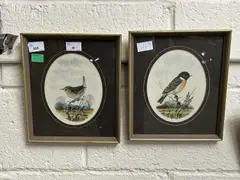 A Wren and Stonechat by Peter Hayman, watercolour and gouache, sold Apr 2024