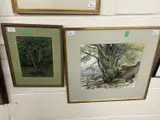 Apple Tree by Irene Ogden, pastel, sold Apr 2024