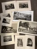 Ten original etchings by Reuben Moring, print (other), sold Apr 2024