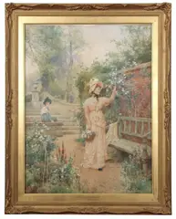 Untitled by Alfred Augustus Glendening, Jr., 1902, watercolour, sold Mar 2024