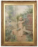 Untitled by Alfred Augustus Glendening, Jr., 1902, watercolour, sold Mar 2024