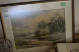 A landscape by John Bates Noel, watercolour, sold Mar 2024